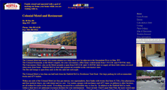 Desktop Screenshot of colonialmotelmanwv.com